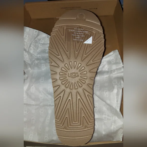 UGG Women's Suede Slip-On Boot in Chestnut/Tan - Picture 2 of 3